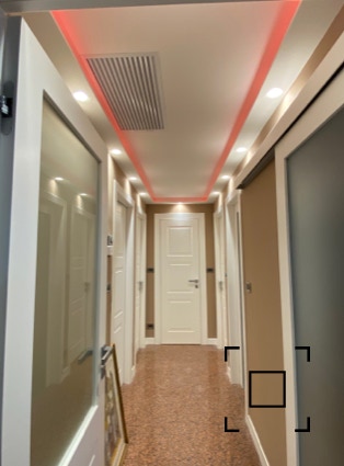 led corridoio